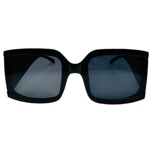 6035 | Black Thick Frame Ladies Square Sunglasses